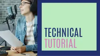 training video template for technical tutorial video
