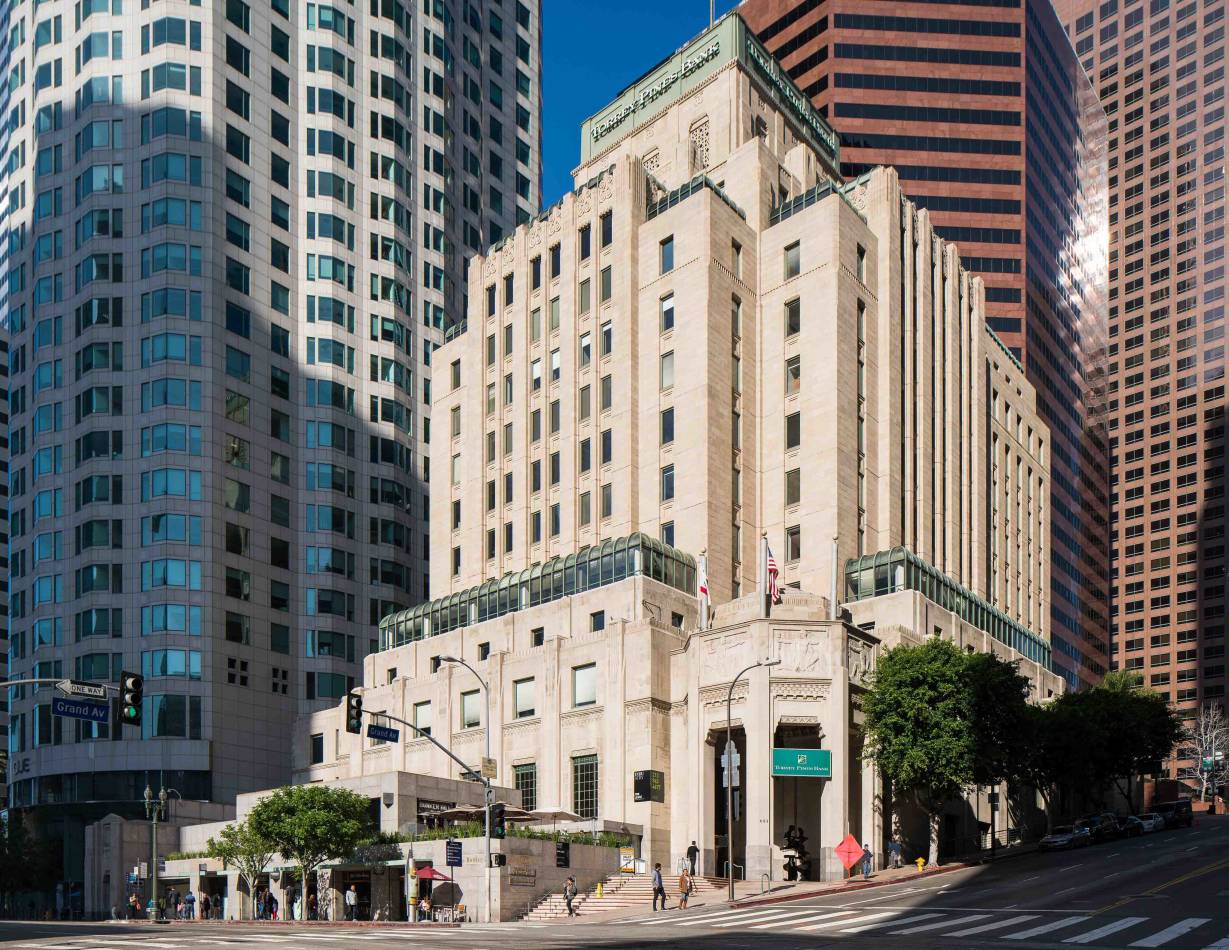 Located across from the Central Library in downtown Los Angeles, the Art Deco tower now known as The CalEdison DTLA has undergone an extensive set of improvements and technological upgrades as part of its conversion to creative office space. Our design team has led the redesign of the building’s interiors across multiple phases and contracts with different tenants. 