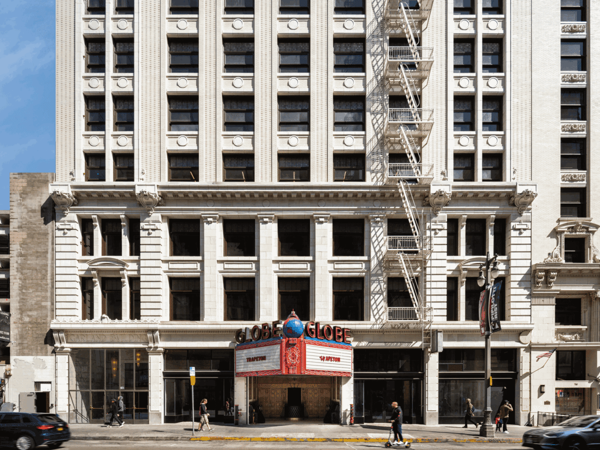 The Garland building is a classic example of early century Beaux Arts opulence, which fell victim to the economic decline of the Broadway corridor in the post war years.  Decades of deferred maintenance provided an opportunity for renovation of the 11-story steel framed tower.