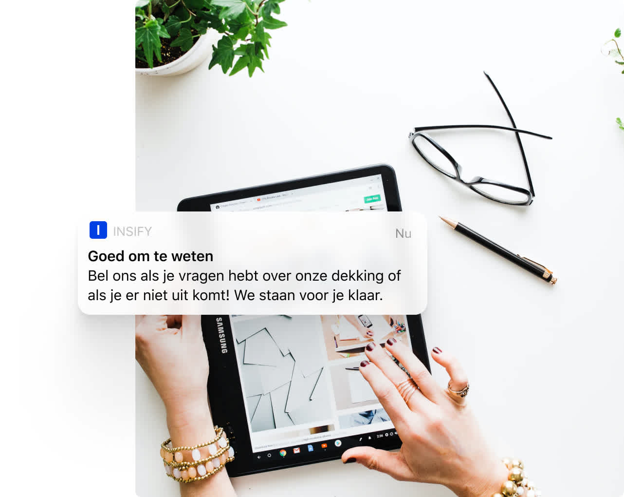 P&C Landing Page Header: Webshop