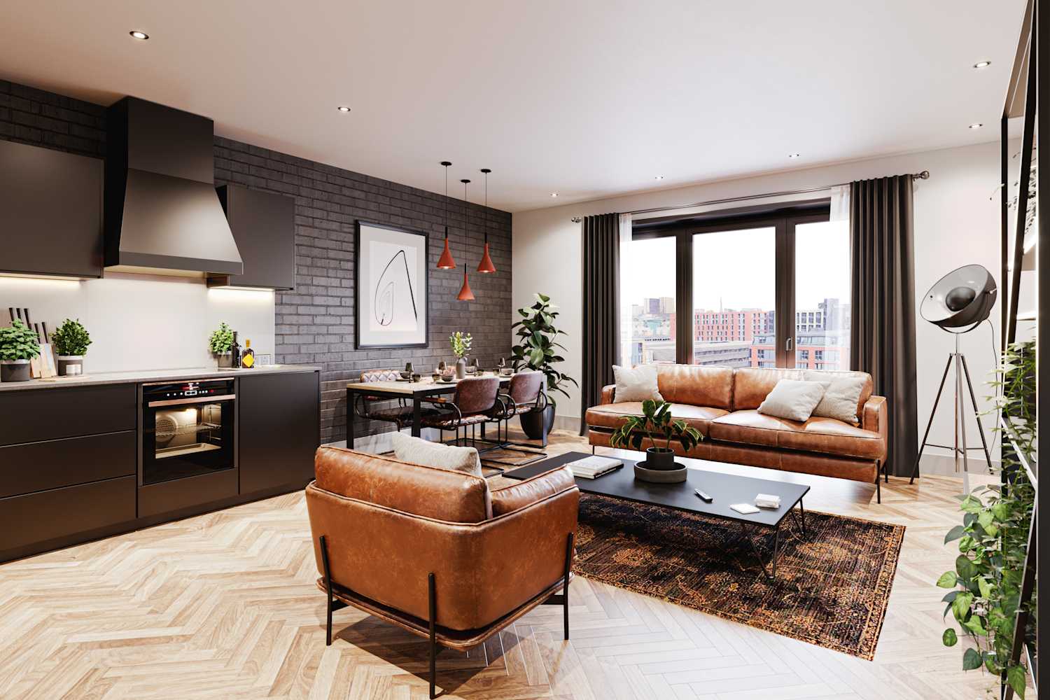 One-bed flat, Birmingham, £219,995