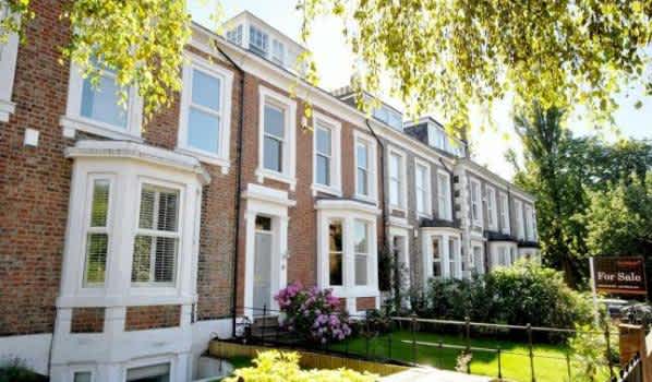 Terraced homes in Newcastle