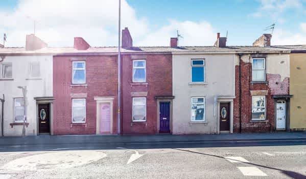 Two-bedroom terraced house for £65,000