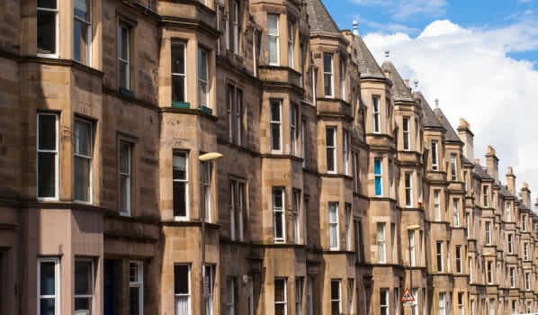 Victorian flats in Glasgow