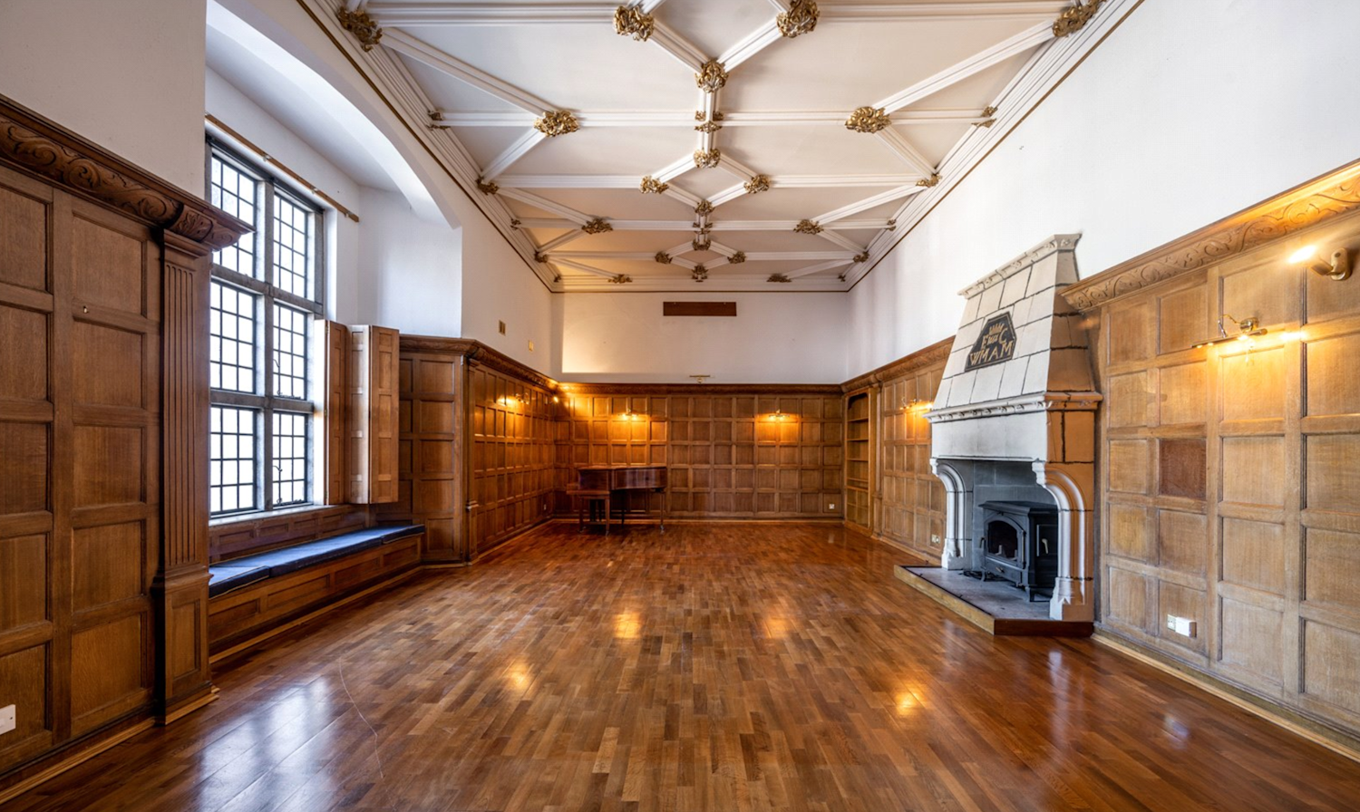 Part of a grand Manor House in Aberdeenshire that now forms part of a house within the estate, with original ceiling decorations and fireplace