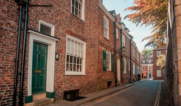A street in York with period properties