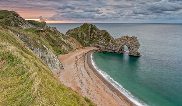 Durdle door on the Jurasic Coast