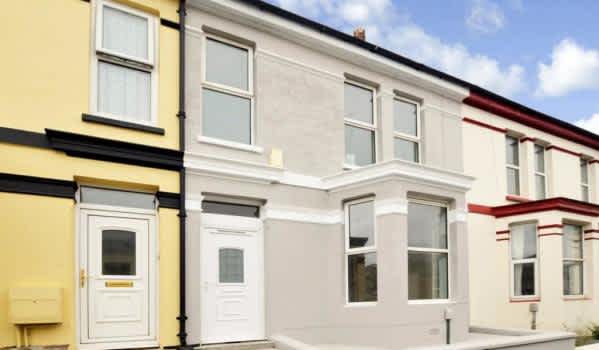 Terraced house up for auction