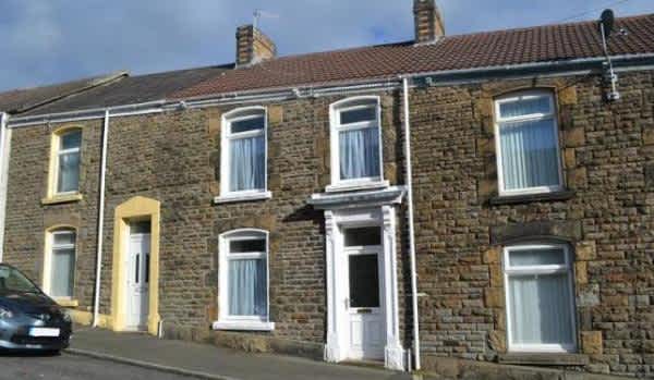 Two-bedroom terraced house for £95,000