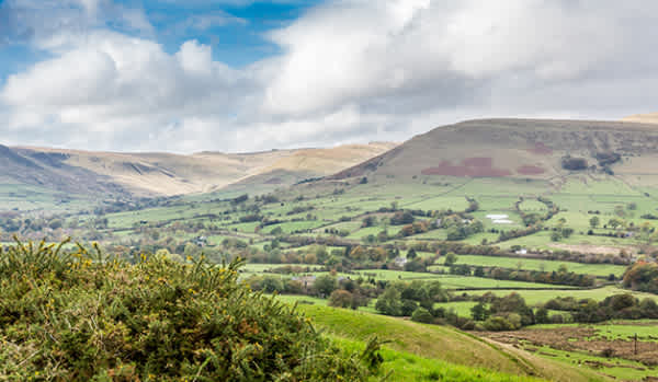 Peak District rolling hills