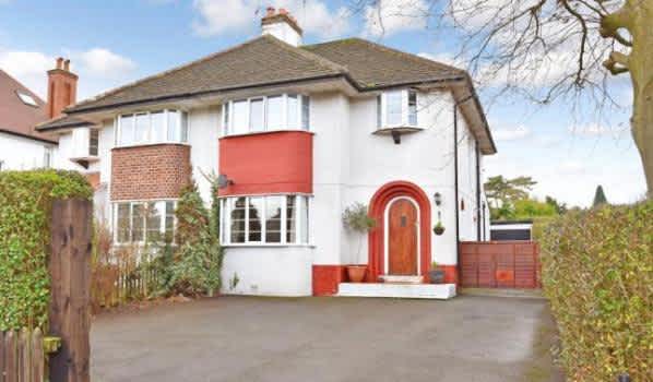 Three-bedroom semi-detached house for sale for £450,000