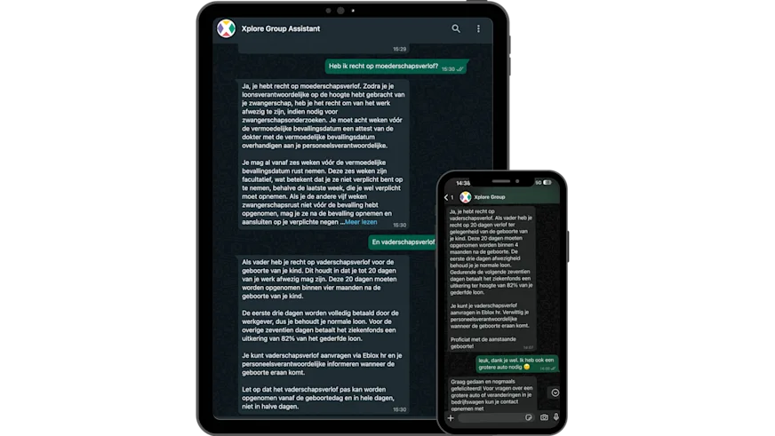 Xplore Group streamlined HR support by integrating an AI-powered assistant directly into WhatsApp, allowing employees to get instant answers without searching through complex documentation. This low-barrier solution reduces repetitive HR queries, improves internal communication, and sets the stage for AI-driven support across multiple domains.