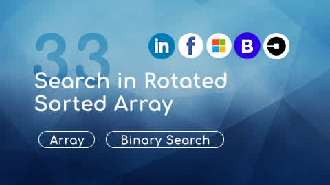 LeetCode 33, Search in Rotated Sorted Array