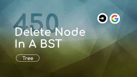 LeetCode 450, Delete Node in a BST