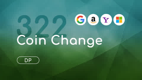 LeetCode 322 Coin Change