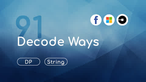 LeetCode 91, Decode Ways