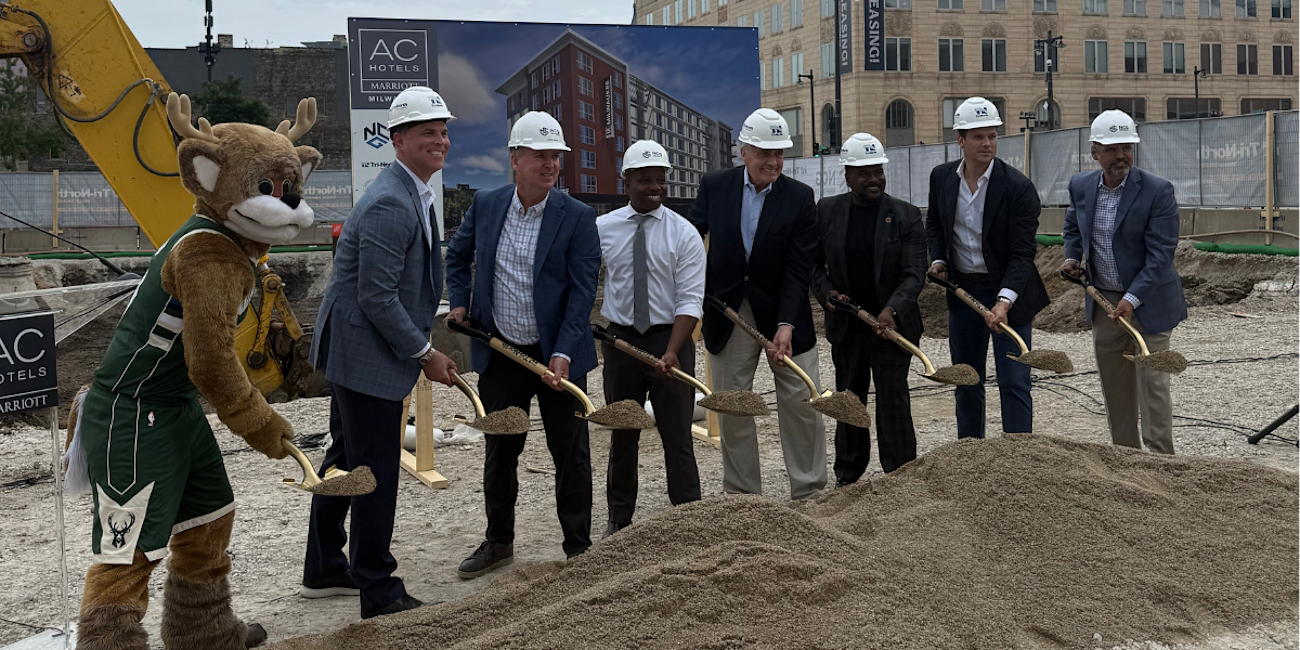 NCG HOSPITALITY BREAKS GROUND ON AC HOTEL BY MARRIOTT IN MILWAUKEE’S DEER DISTRICT