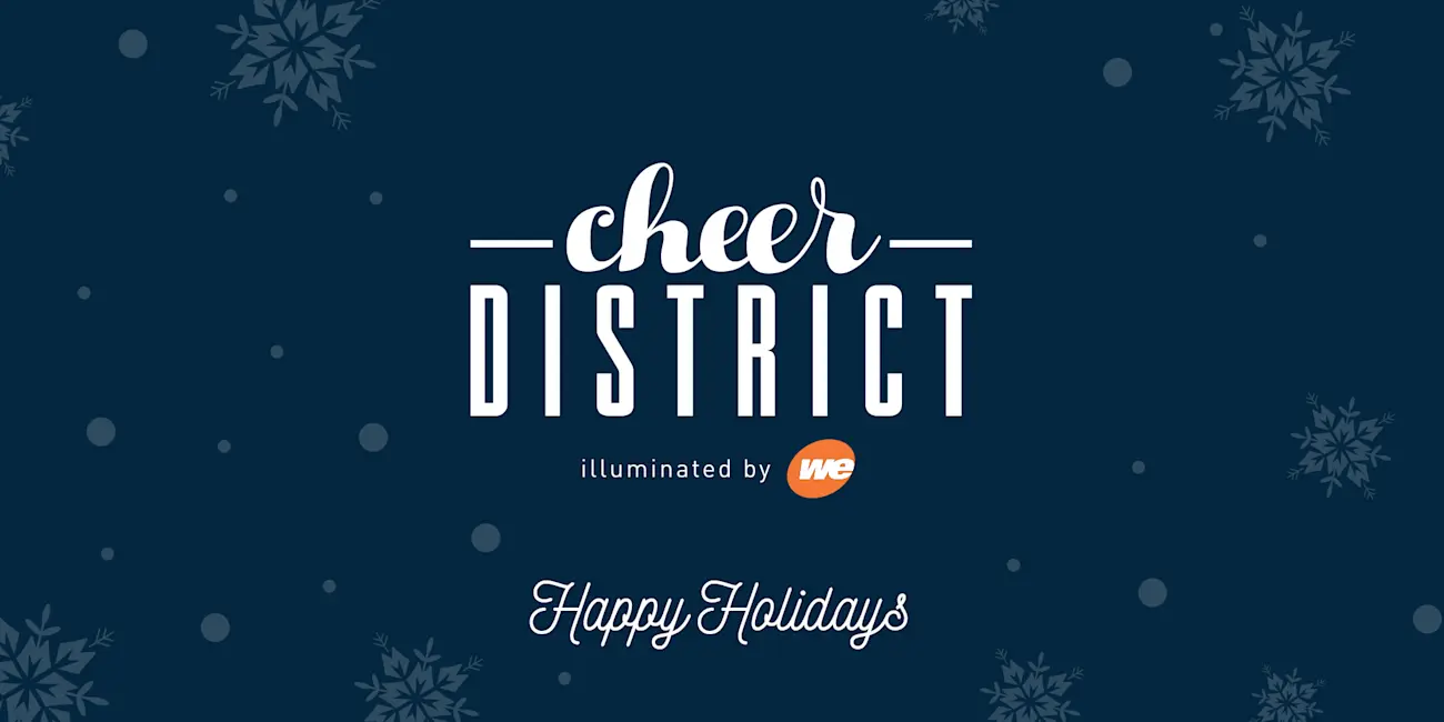 Deer District Transforms into Cheer District Illuminated by We Energies