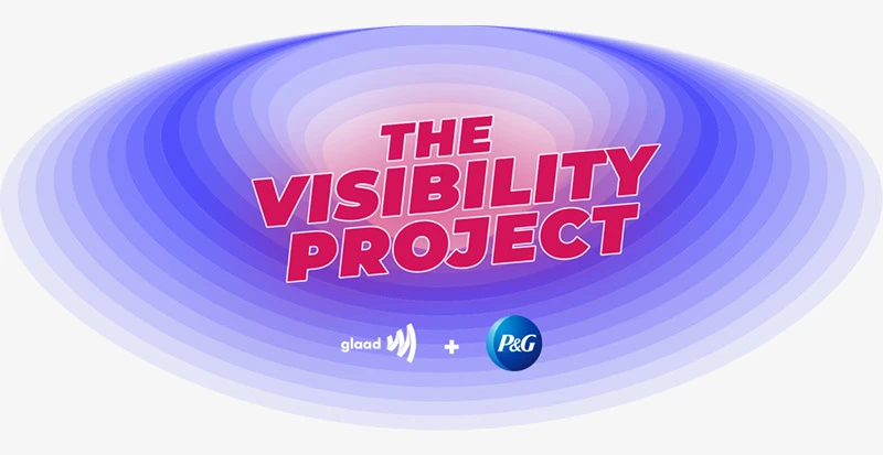 O logotipo do projeto de visibilidade