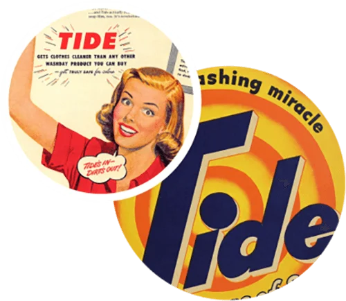 Imagem do antigo logo da Tide