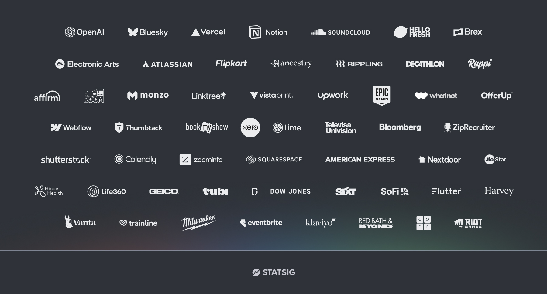 Statsig Customer Logos