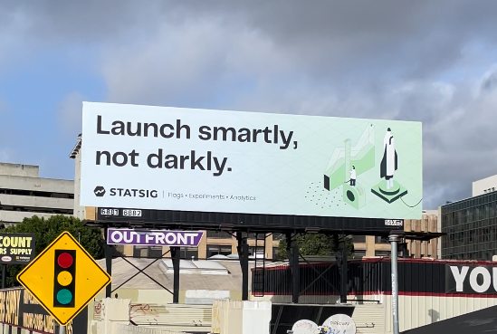 a San Francisco billboard that reads 