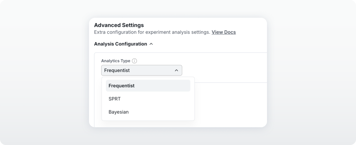 analytics type frequentist