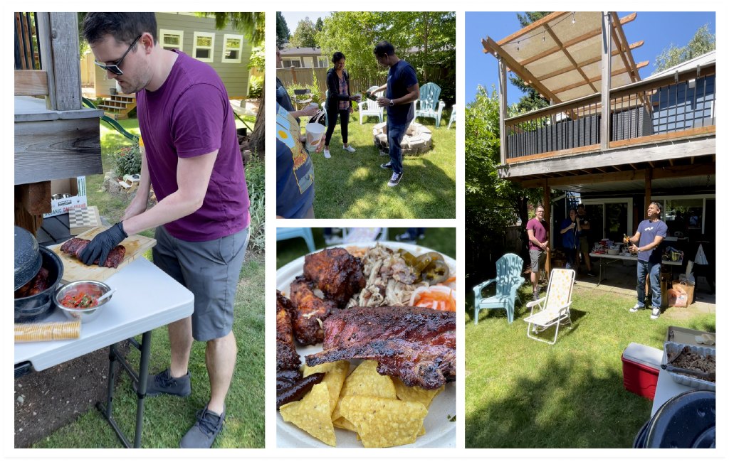 statsig employees outdoor barbecue