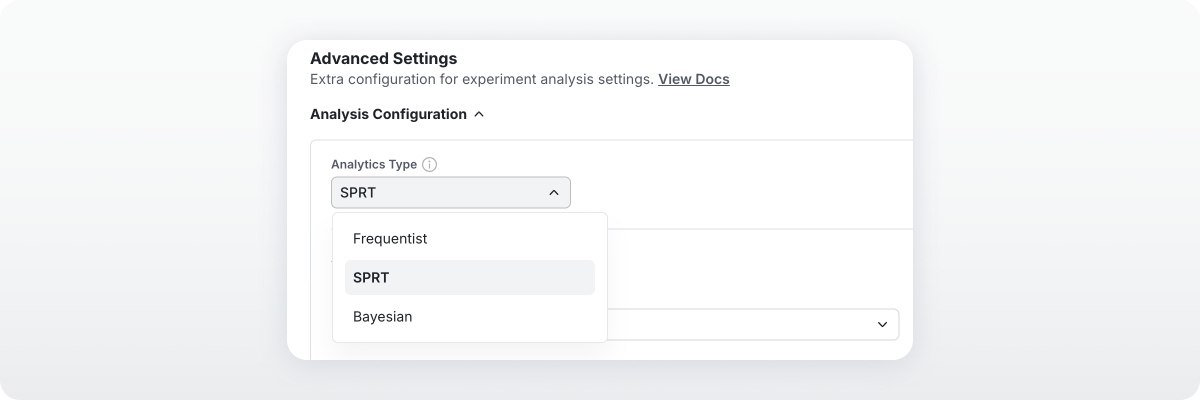 analytics type sprt
