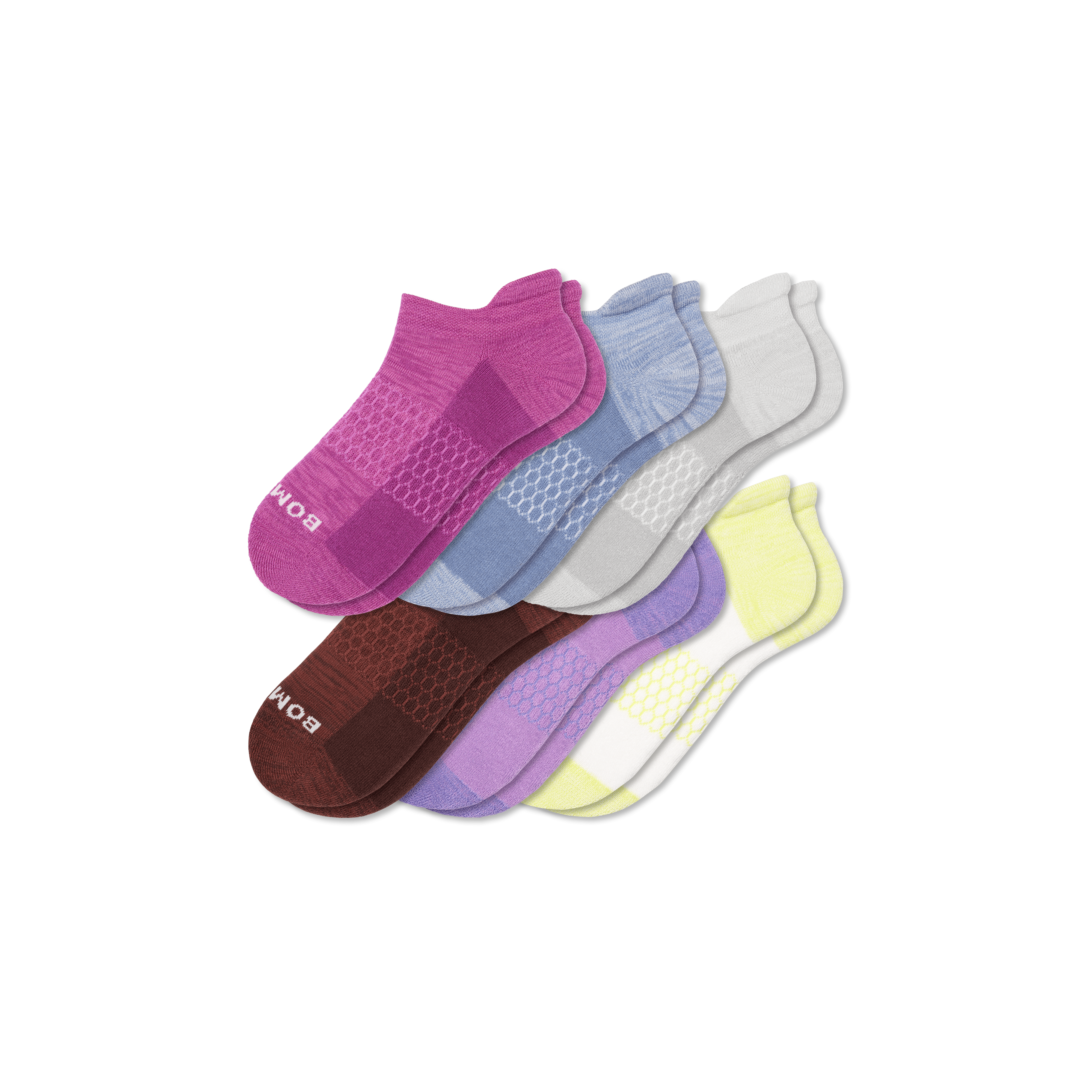 6 Pack Bombas Mixed Colors - cheapest Medium - Women