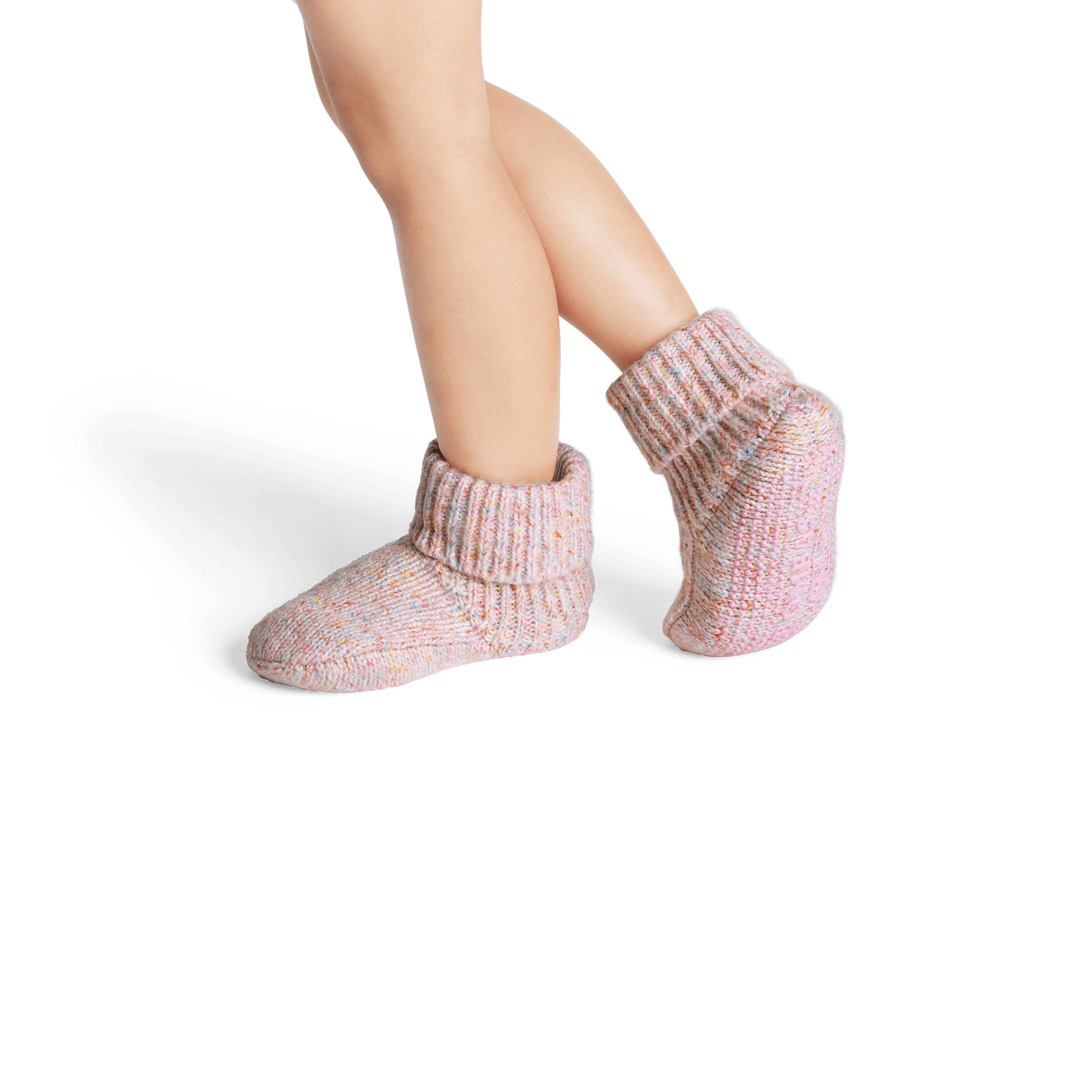 Toddler Gripper Slipper Bootie - Sherpa-Lined 2-Pack