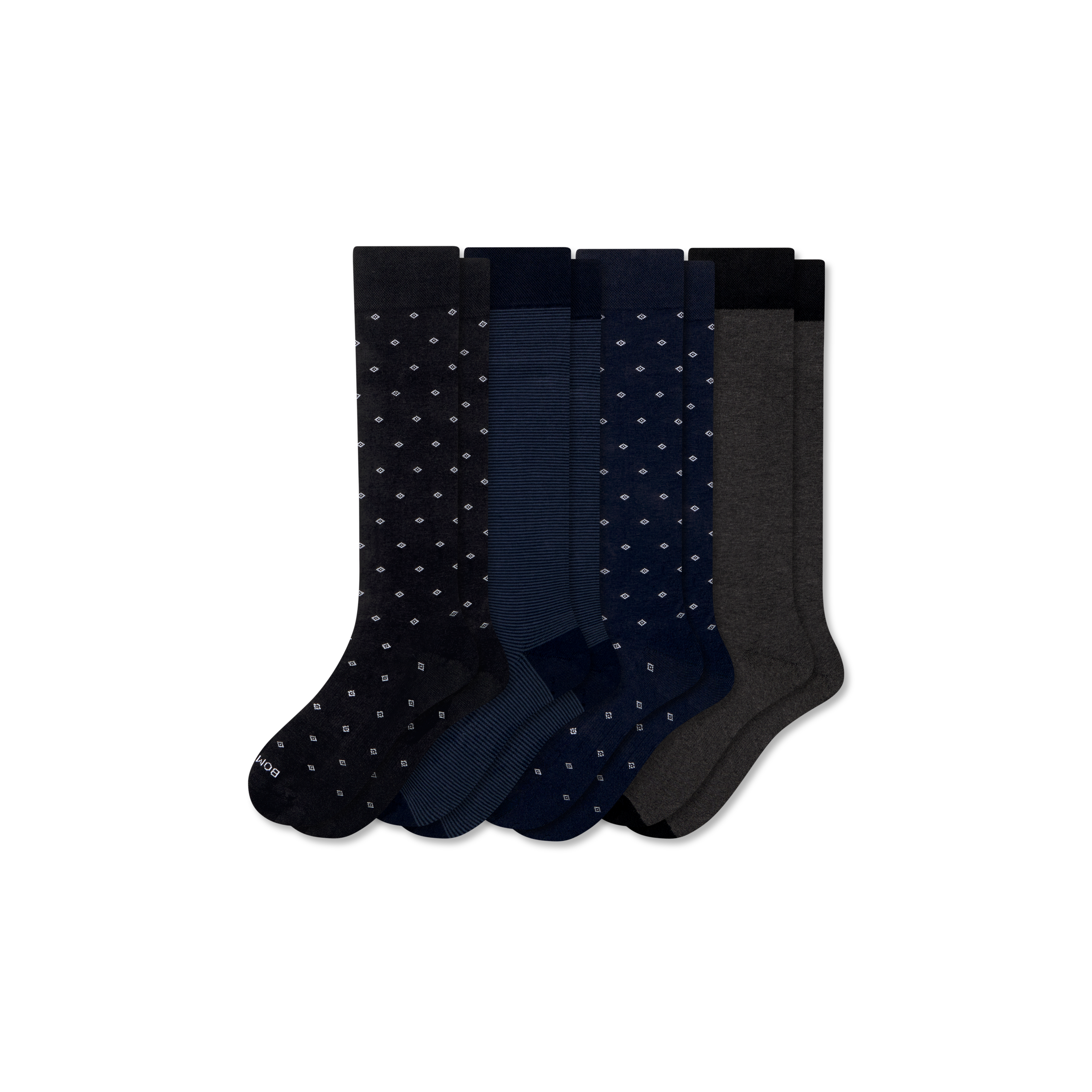 blue and black dress that looks gold and white Dress Socks main image 1