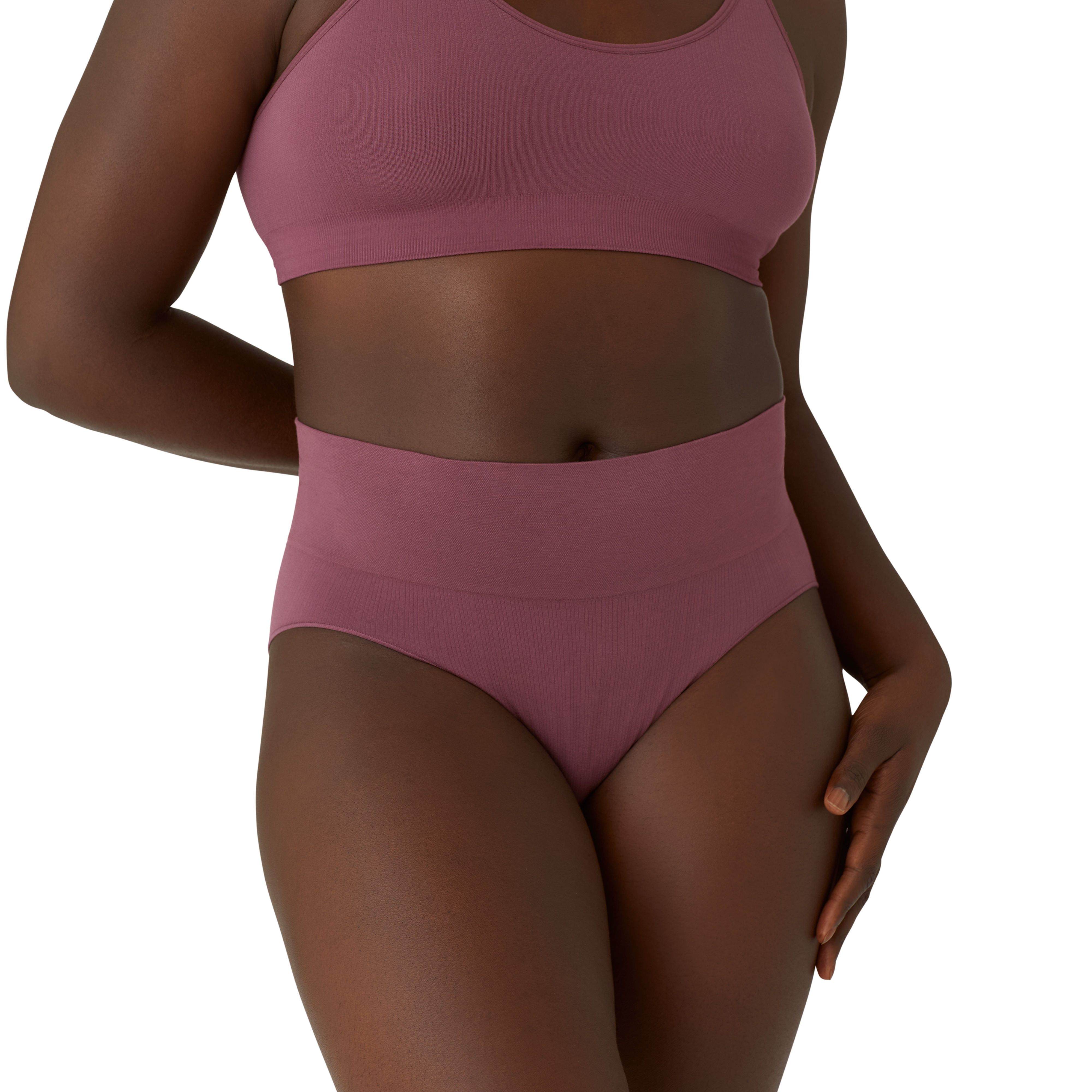 Bombas + Ribbed Seamless High Rise Hipster