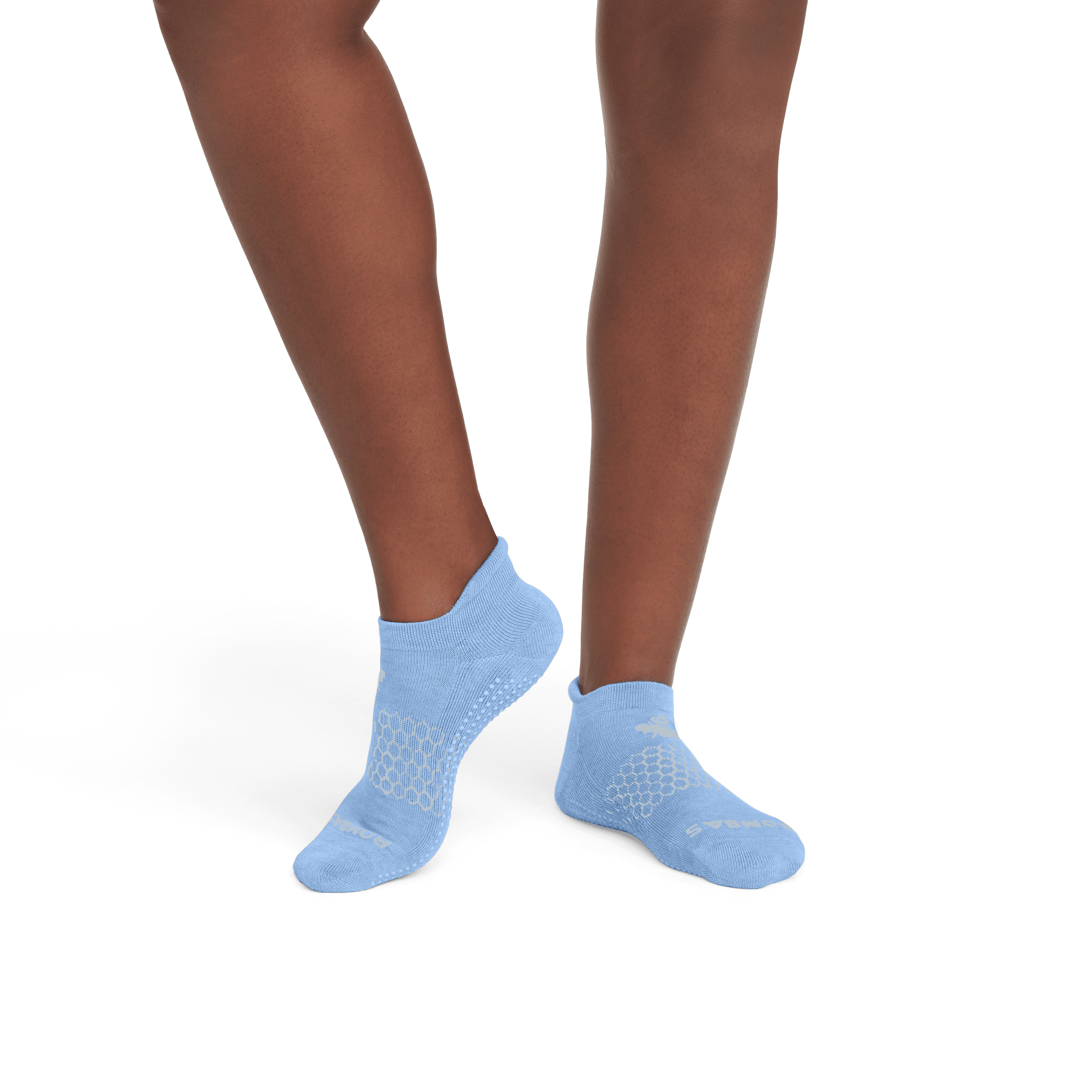 Bombas 3 Pairs Gripper Bee Better Light blue Women's Ankle Socks