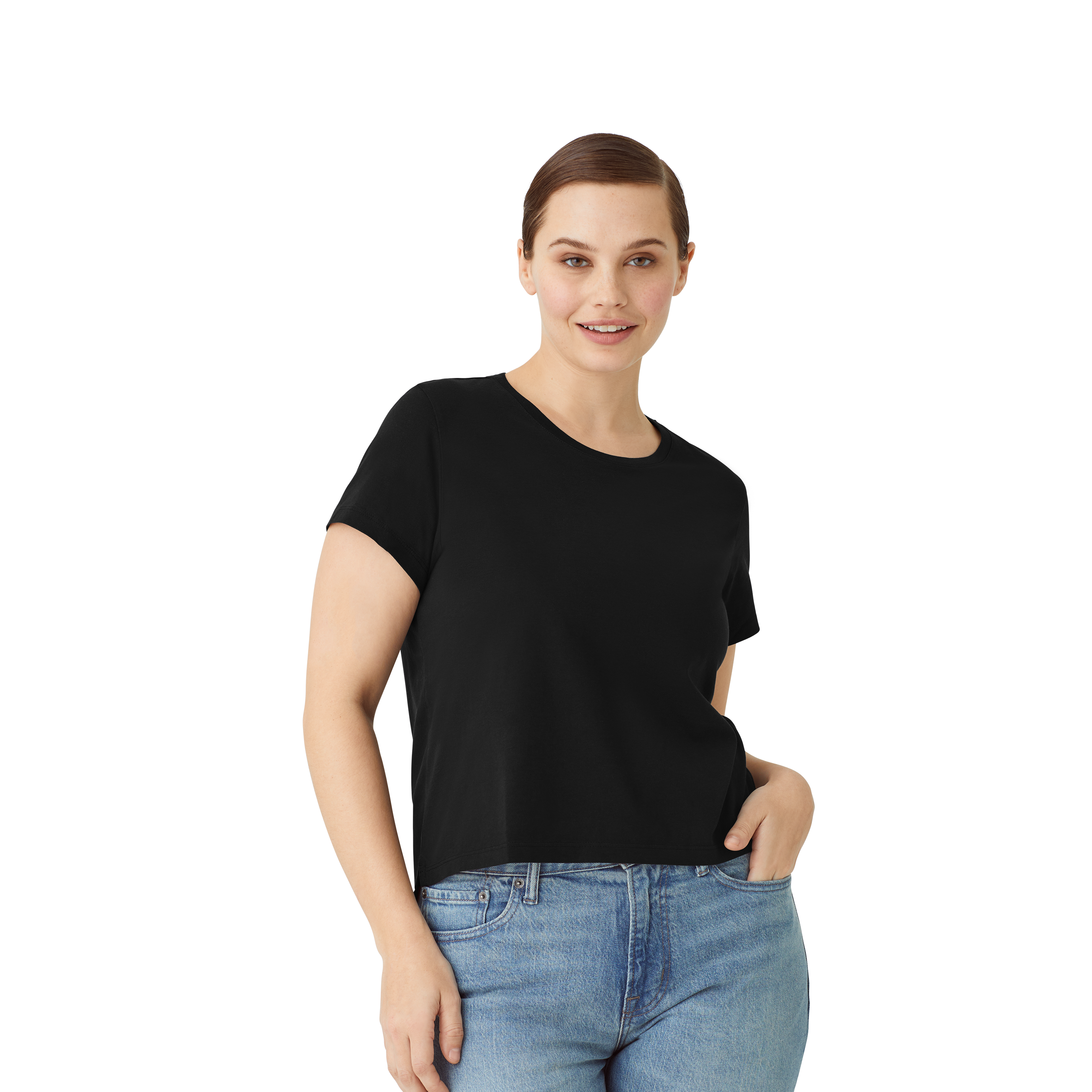 All Yours cropped Pima cotton T-shirt
