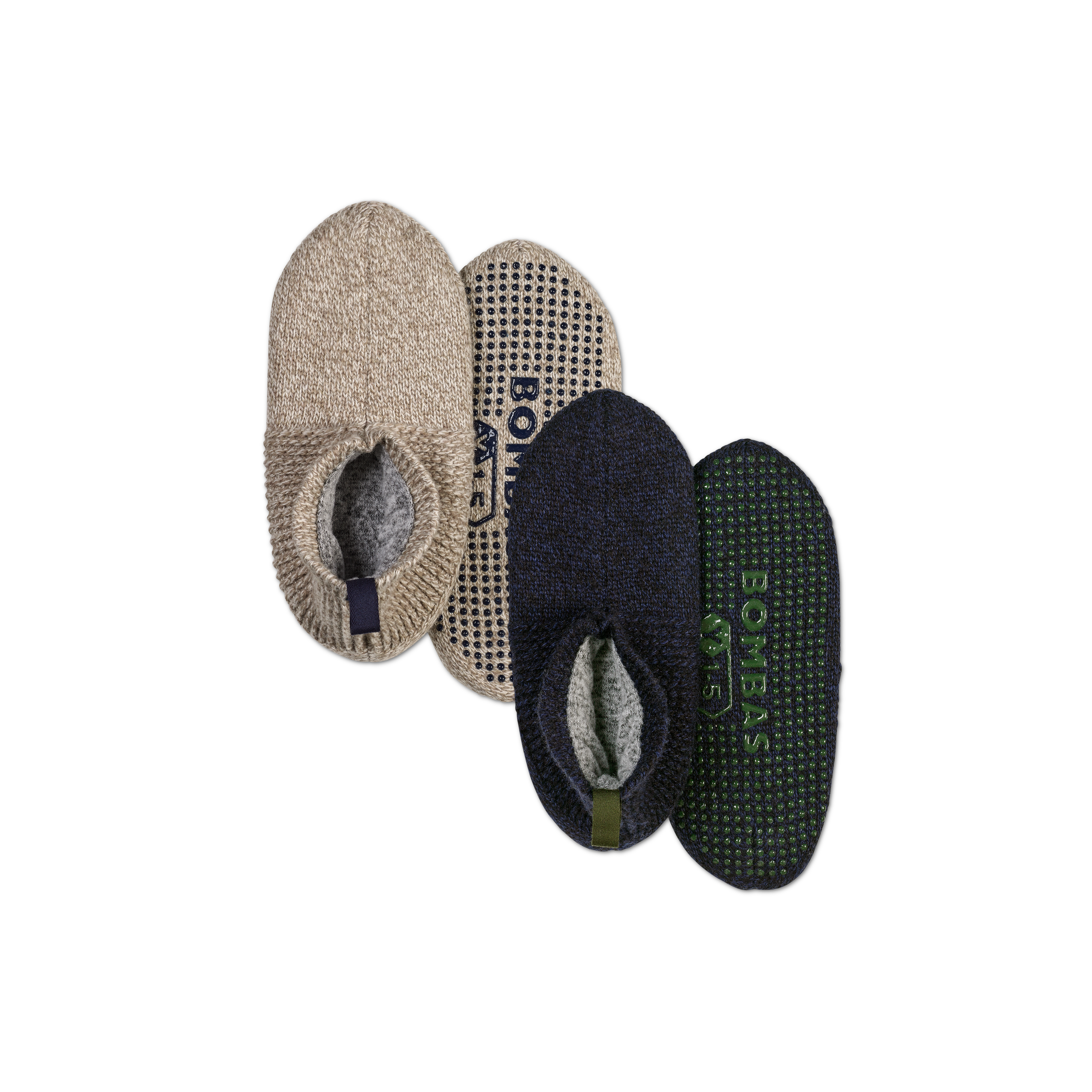 Bombas - Don't call it a comeback: Gripper Slippers are back in stock.  After selling out at lightning speed, our super-cozy-slipper-sock-hybrid  has returned in new colors. On second thought: do call it