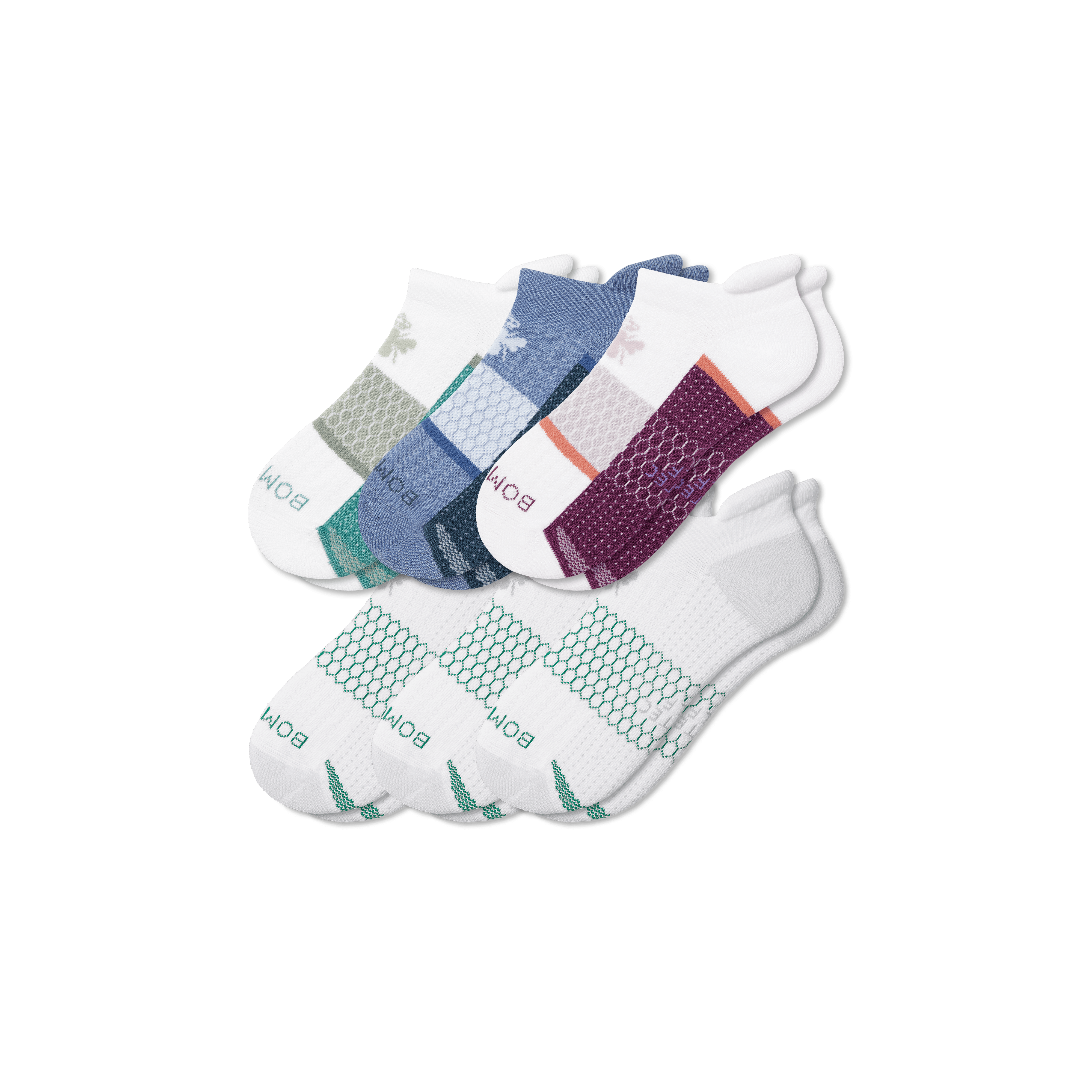 BOMBAS Women's Ankle Sock 6-Pack/Size M/031606 newest