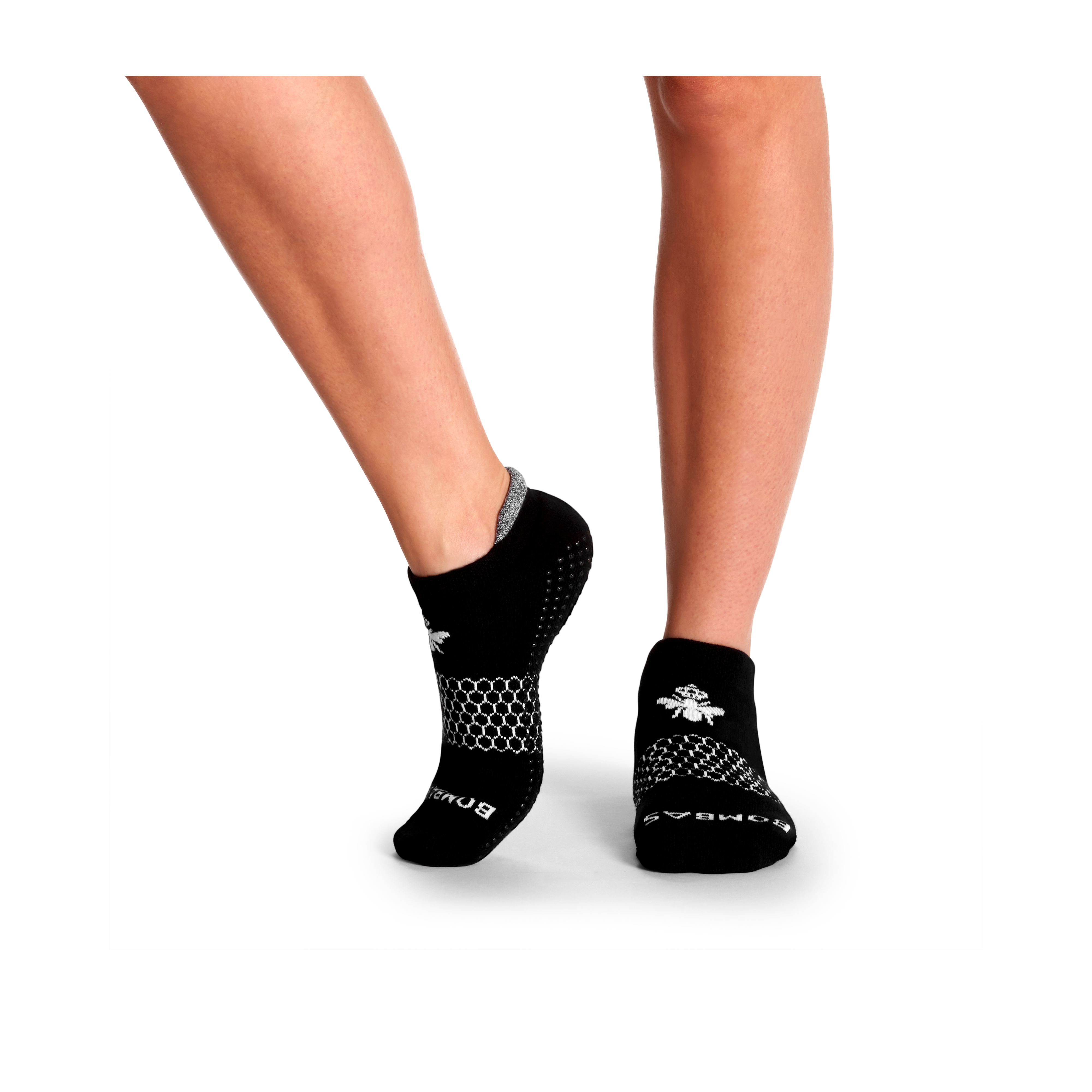 Random color 5 pairs Women's Performance Gripper Ankle Socks