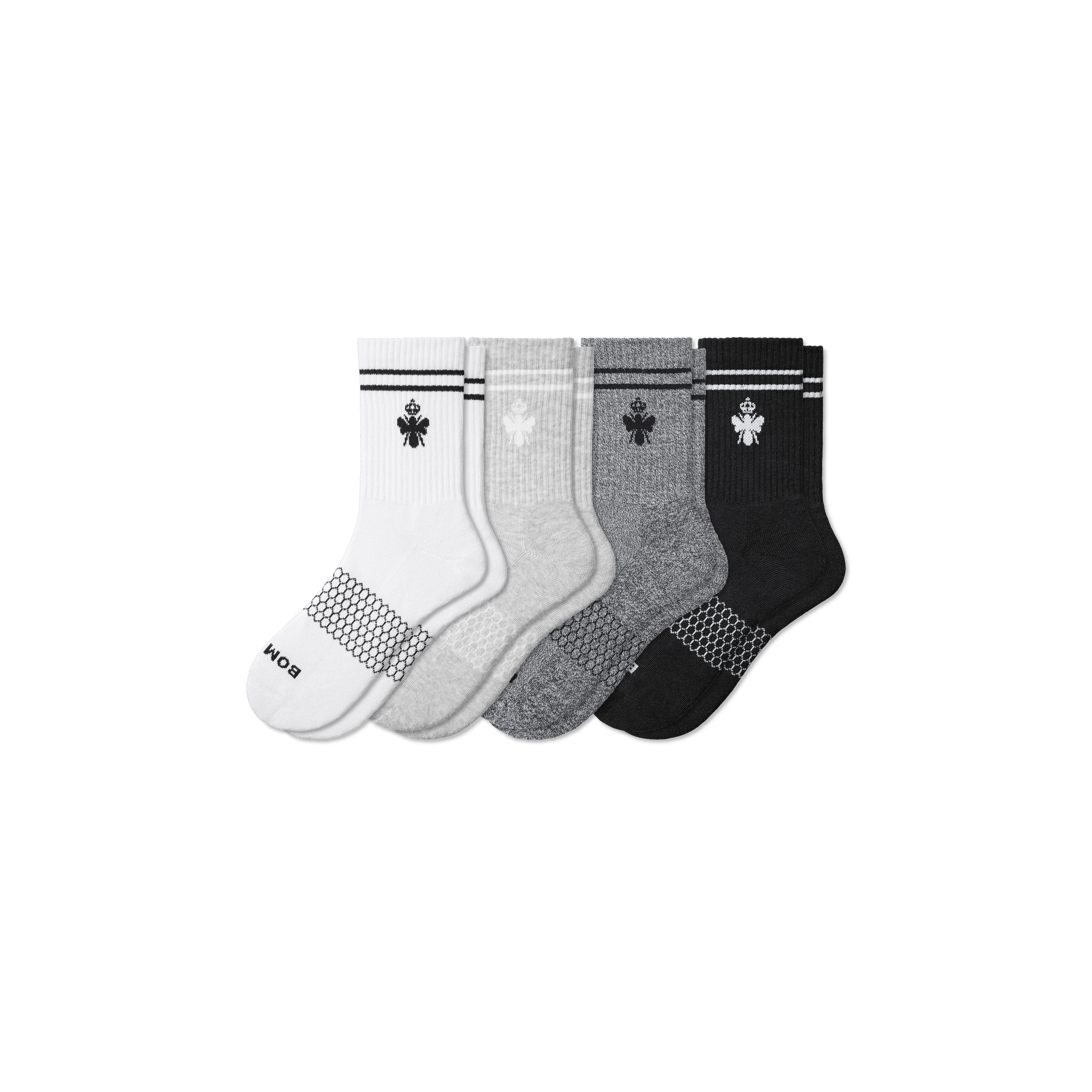 Calzini Bombas Donna Taglia M Calzini Bombas Donna Confezione Da 4 Paia - Taglia M, Misto Blu/nero E Blu/grigio, Comfort Assicurato Calzini Pack 4 Paia Taglia M - Foto 4