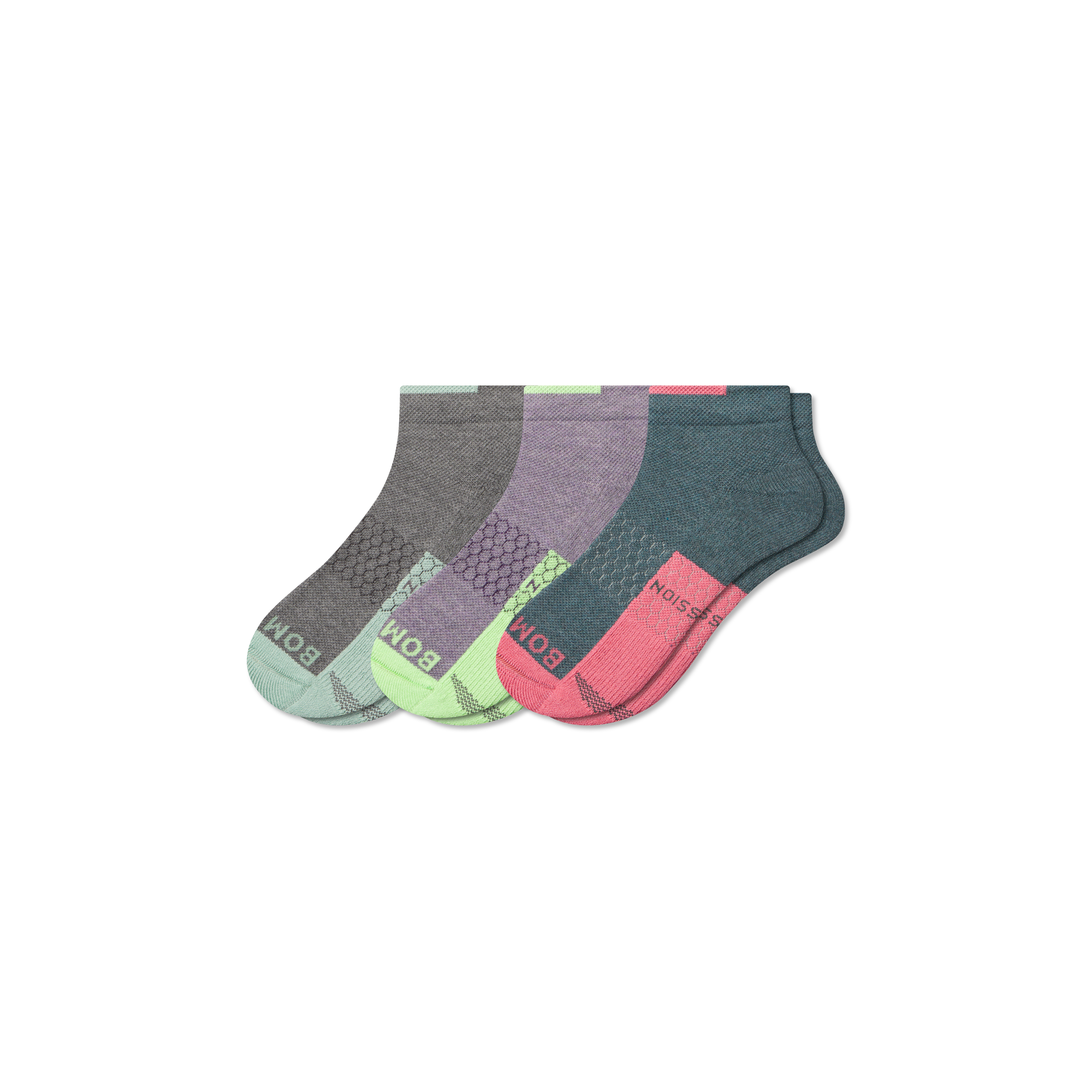 Bombas Women's Sport Compression Ankle Sock 3-Pack