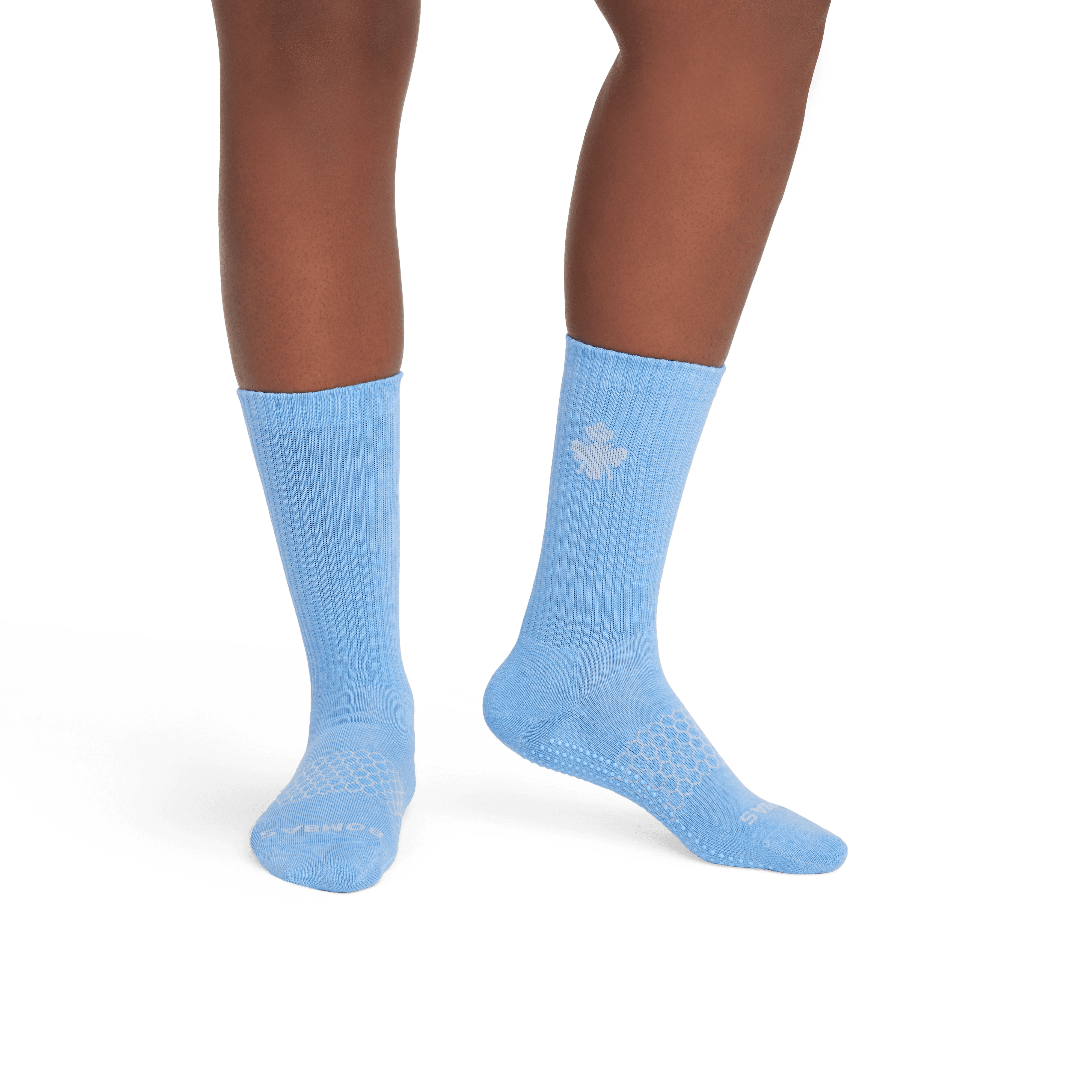 Women's Bombas 4 Pairs Gripper Ankle Socks Yoga dance Size Large 4 colors  mix 