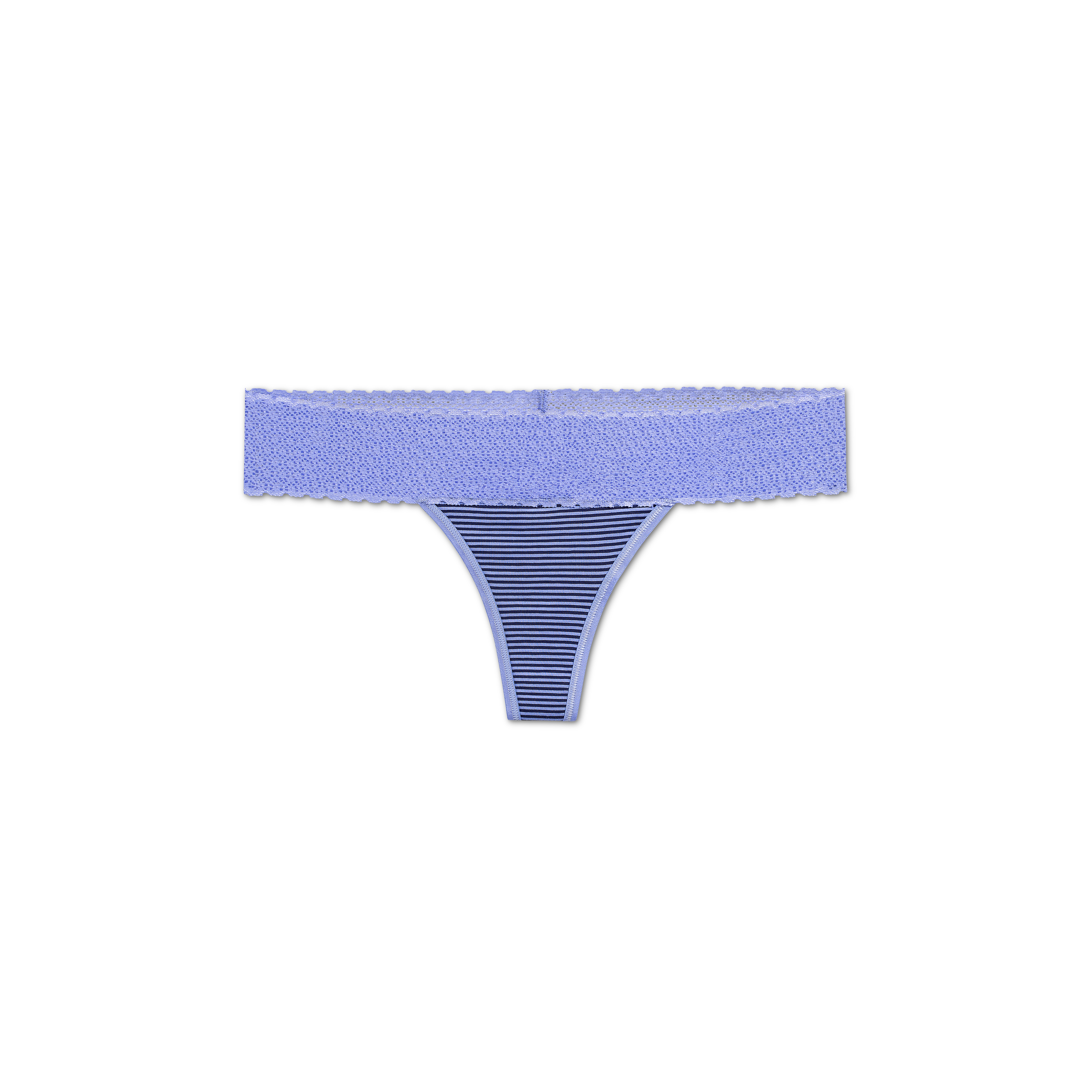 Women's Blue Thong Panties