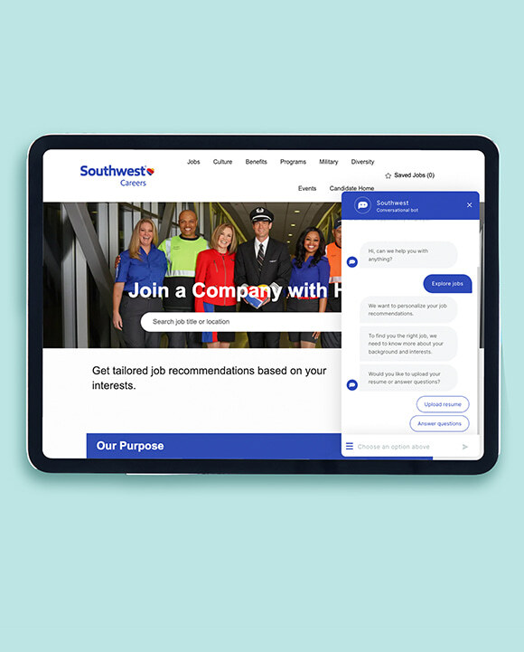Greg Muccio, Director of TA at Southwest Airlines, shares how Phenom Recruiter Experience helped recruiters automate tasks and focus on meaningful candidate relationships