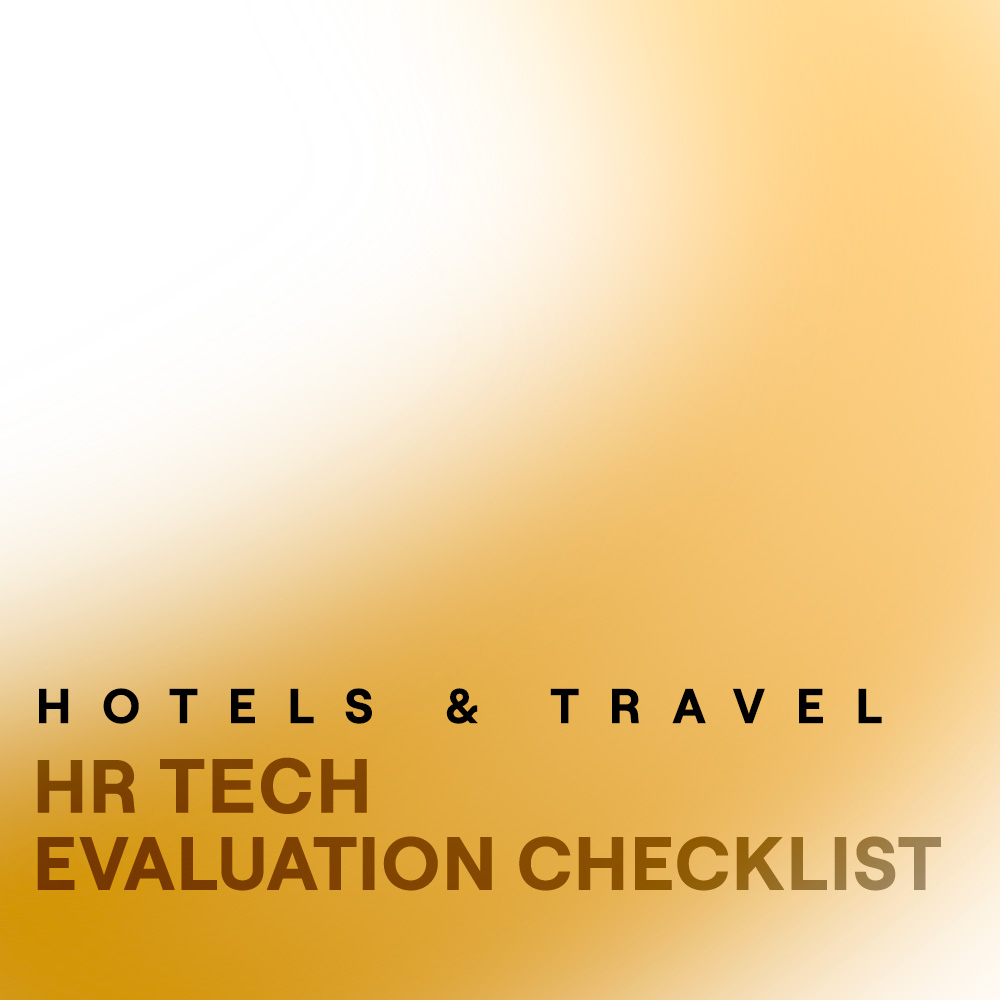 Hotels & Travel HR Product Evaluation Checklist