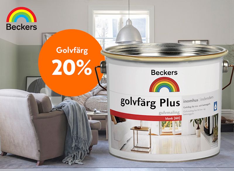 HEMSIDAN Banner Beckers Golvfarg