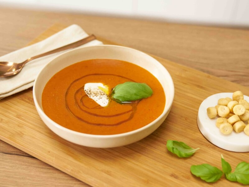 Vellutata cremosa ai pomodori