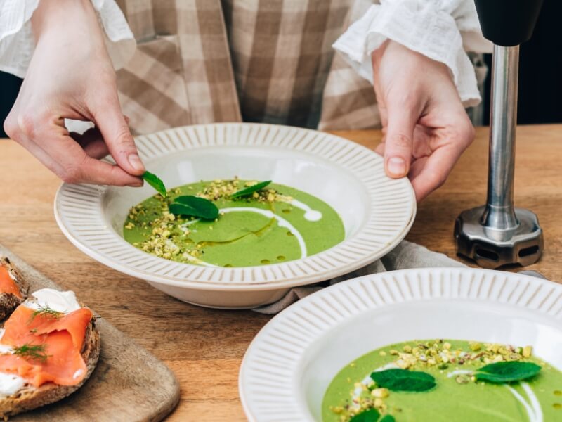 Import-Recipe - Mint pea soup