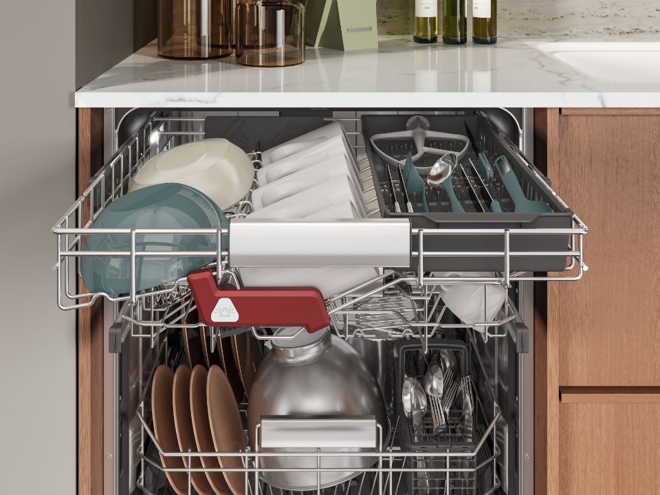 Masterpieces are not made without a mess -  Freeflex dishwasher feature 2