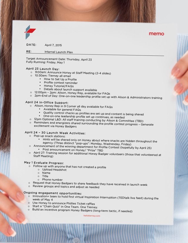 Launch plan for effective intranet onboarding