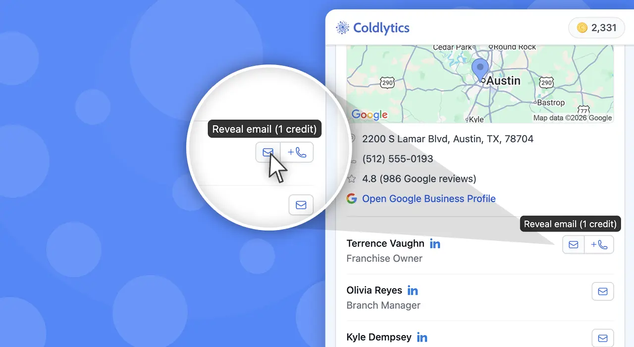 The Coldlytics Chrome Extension